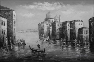 黒と白のヴェネツィア 2 Oil Paintings